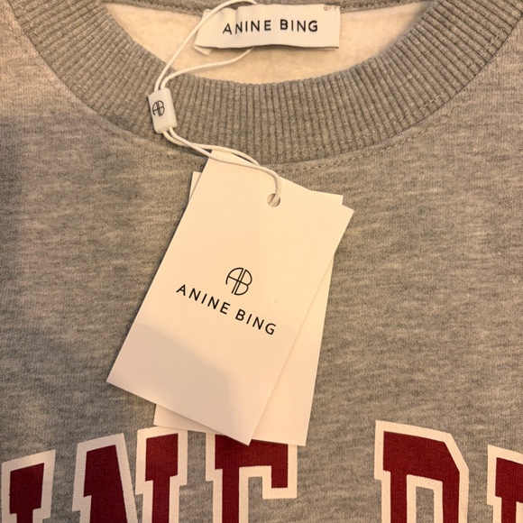 NWT Anine Bing Spencer Sweatshirt - Size Small - Picture 4 of 6